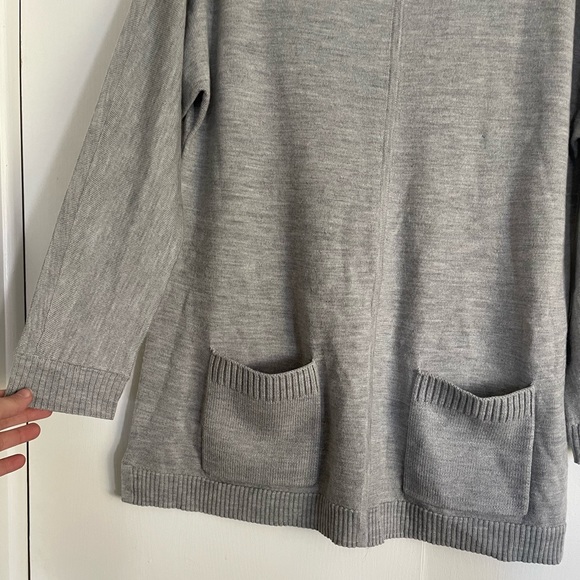 Grey Talbots Cowl Neck Sweater - Picture 2 of 5